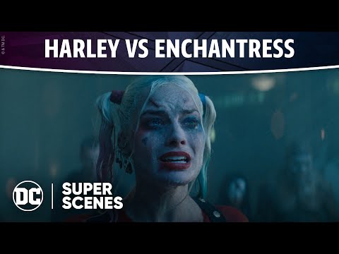Thumbnail of the video: DC Super Scenes: Harley vs Enchantress