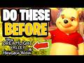 Do These BEFORE Honeyglow Woods Releases Dreamlight Valley