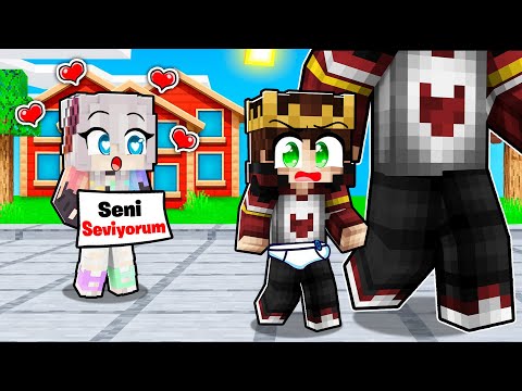 OKULDAKİ KIZ BEBEK BANA AŞIK OLDU 😍❤️ - Minecraft