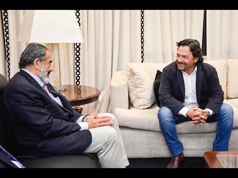 El gobernador Sáenz se reunió con inversores chilenos