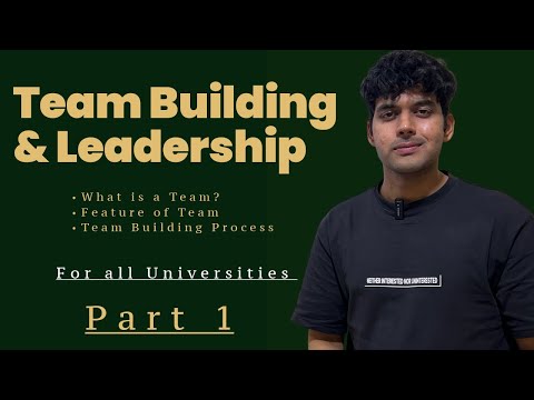 Team Building And Leadership Introduction And Concepts BBA MBA For All Universities bba mba