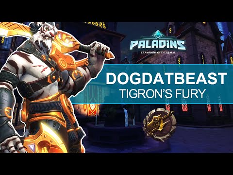 DogDatBeast Tiberius Pro Competitive l GRANDMASTER l TIGRON’S FURY l PALADINS GAMEPLAY