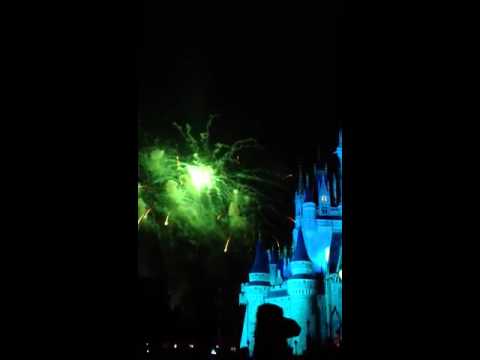 Fireworks magic kingdom tinker bell zip line