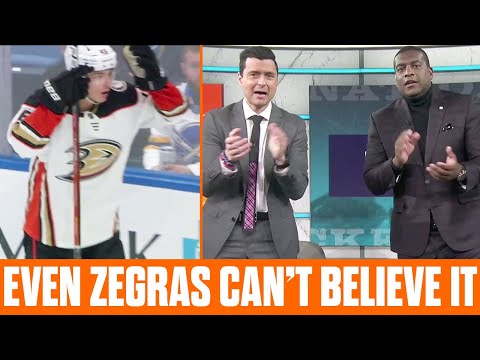 Reactions To Zegras' Ridiculous Lacrosse Play Of The Year