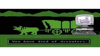 Oldest Computer on Twitch - Oregon trail