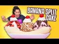 Banana Split CAKE!! | YO'S BIRTHDAY SPECIAL | How To Cake It