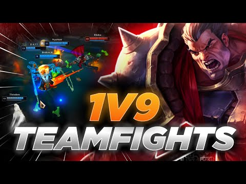 DARIUS TEAMFIGHTING GUIDE - INFORMATIVE VOD REVIEW - CARRY GAMES 1V9