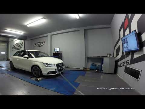 Audi A1 1.6 TDI 105cv Reprogrammation Moteur @ 137cv Digiservices Paris 77 Dyno