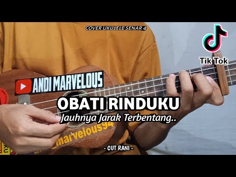 OBATI RINDUKU - CUT RANI || ( Lirik & Chord ) Cover Ukulele By Andi Marvelous