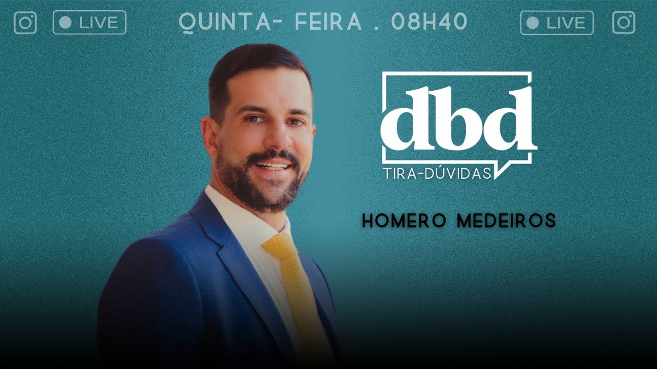 📢 Direito Bancário em Debate: Tire suas dúvidas ao vivo com o Professor Homero Medeiros!