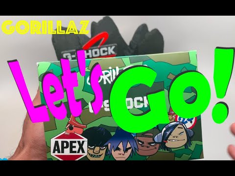 G-Shock GORILLAZ Collaboration GA2000 Review and Unboxing