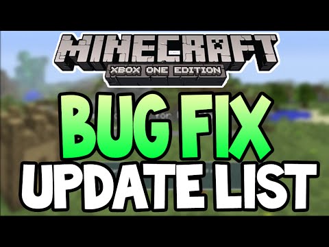 Minecraft (Xbox One/PS4) - BUG FIX UPDATE! - Changelog List + Fixes/Additions