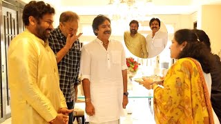 Chiranjeevi and Pawan Kalyan Raksha Bandhan Celebrations With His Sisters | MS entertainmnets