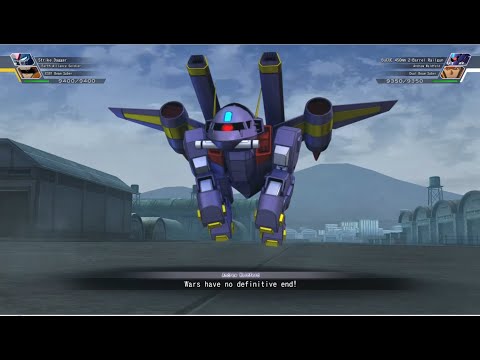 SD Gundam G Generation Cross Rays - BuCUE 450mm 2-Barrel Railgun ~Battle Animations~