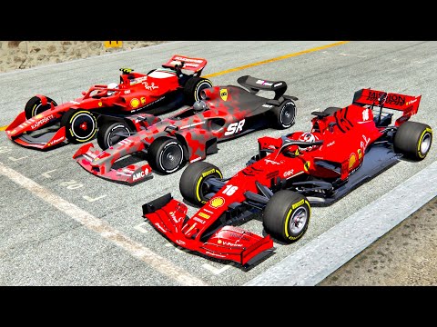 Ferrari F1 2020 vs Formula Rapide vs Ferrari F1 2021 - Monza