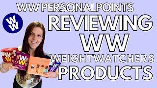 REVIEWING ALL THE WW (WEIGHTWATCHERS) PRODUCTS/SNACKS | Healthy Snack Review