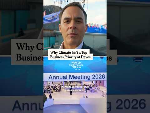 Why Climate Isn’t a Top Business Priority at Davos