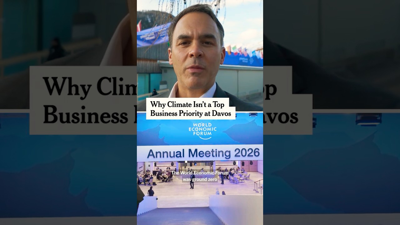 Why Climate Isn’t a Top Business Priority at Davos