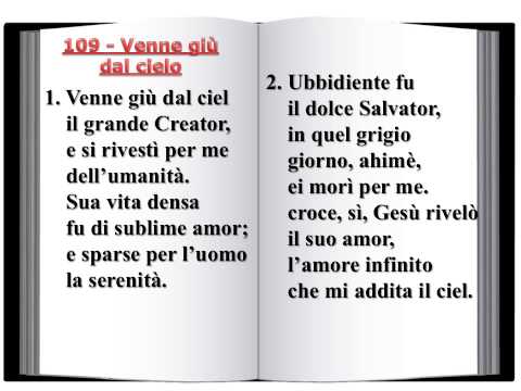 109 Venne giù dal cielo - Innario Chiesa Cristiana Avventista del Settimo Giorno 2014