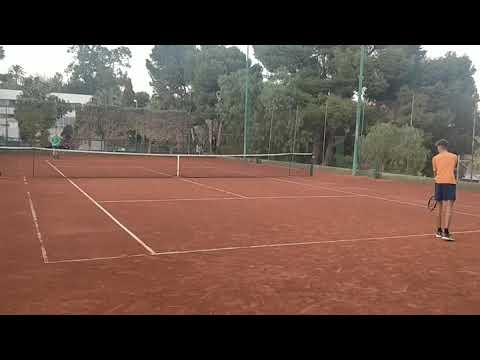 Tenis. Club de Tenis Almería. Semifinales entre Hugo Navas y Mikel Rubio.