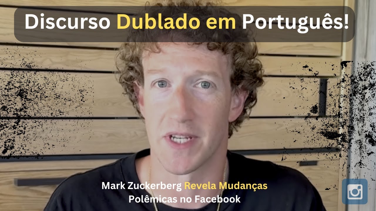 (Discurso Dublado em Português!) Mark Zuckerberg Revela Mudanças Polêmicas no Facebook