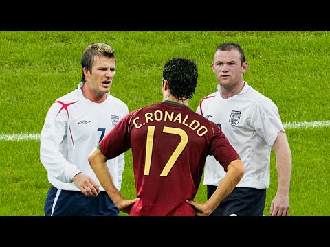 David Beckham and Wayne Rooney will never forget this humiliating performance by Cristiano Ronaldo
