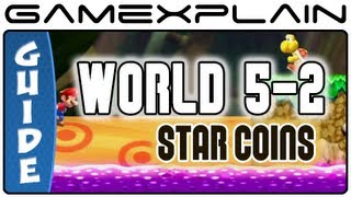 New Super Mario Bros. U - Soda Jungle-2 Bridge Over Poisoned Waters Star Coins Guide & Walkthrough