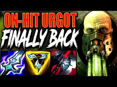 On-HIT Urgot Build is FINALLY BACK ~ Damage + Sustain + M.Speed Ultra Combo 🔥🔥 | s15 Gameplay