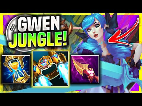 KOREAN CHALLENGER TRIES NEW CHAMPION GWEN JUNGLE! - Korean Challenger Plays Gwen Jungle vs Elise!