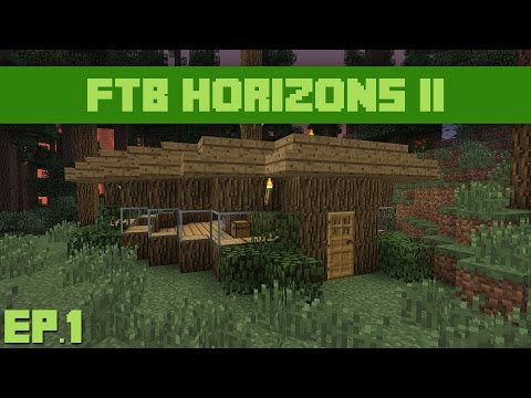 FTB Horizons Daybreaker : Ep.1 - The Forest Of Giant Trees!