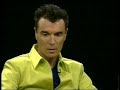 David Byrne Talking Heads 1997 Interview With Charlie Rose