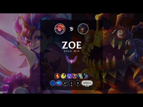 Zoe Mid vs Kog'Maw - EUW Master Patch 12.16