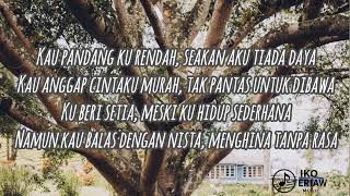 Download lagu Lagu Rap Sedih dan Emosional 'Terlalu Sakit II' Lirik Video  mp3