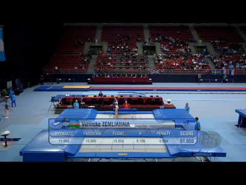 ZEMLIANAIA Veronika (AZE) - 2017 Trampoline Worlds, Sofia (BUL) - Qualification Trampoline Routine
