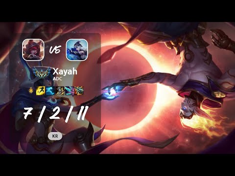 Xayah ADC vs Ashe - KR Challenger Patch 13.12
