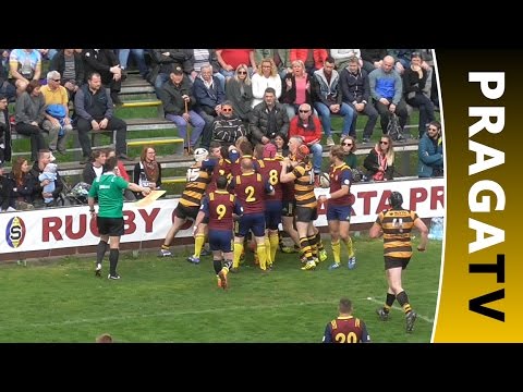 Highlights: Sparta vs. Praga TOP6 ragby 6.kolo 2016/2017