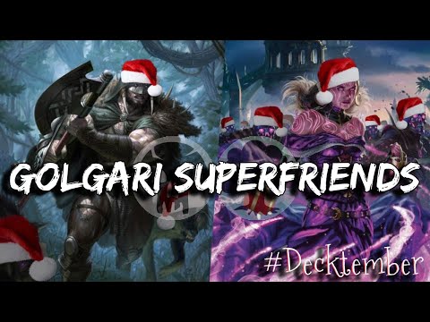 Decktember - Golgari Superfriends in Historic - Mtg Magic Arena Deck Tech and Game Play