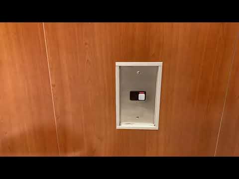 Schindler MT Hydraulic Glass Elevator at NEX Mall at Pearl Harbor in Hawaii (Down)