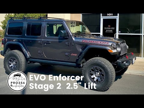 EVO Enforcer 2.5” Stage 2 Lift | Jeep Rubicon ECO Diesel