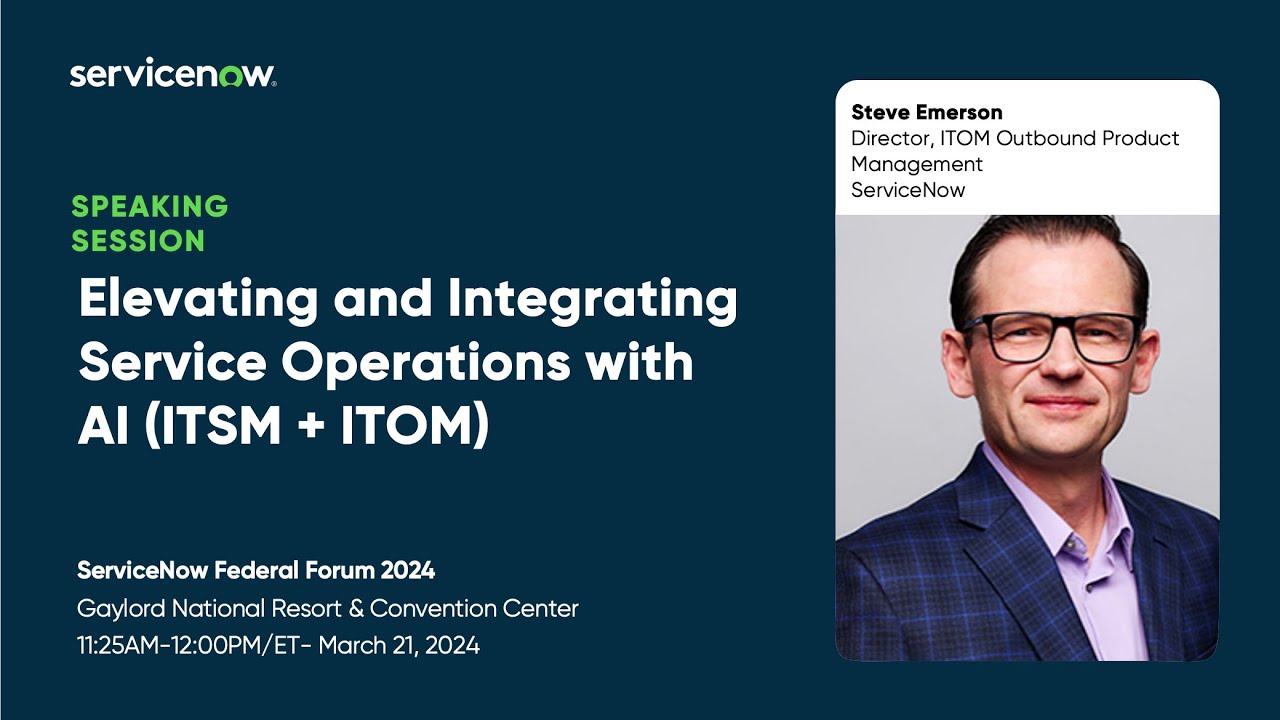 Elevating and Integrating Service Operations with AI (ITSM + ITOM)