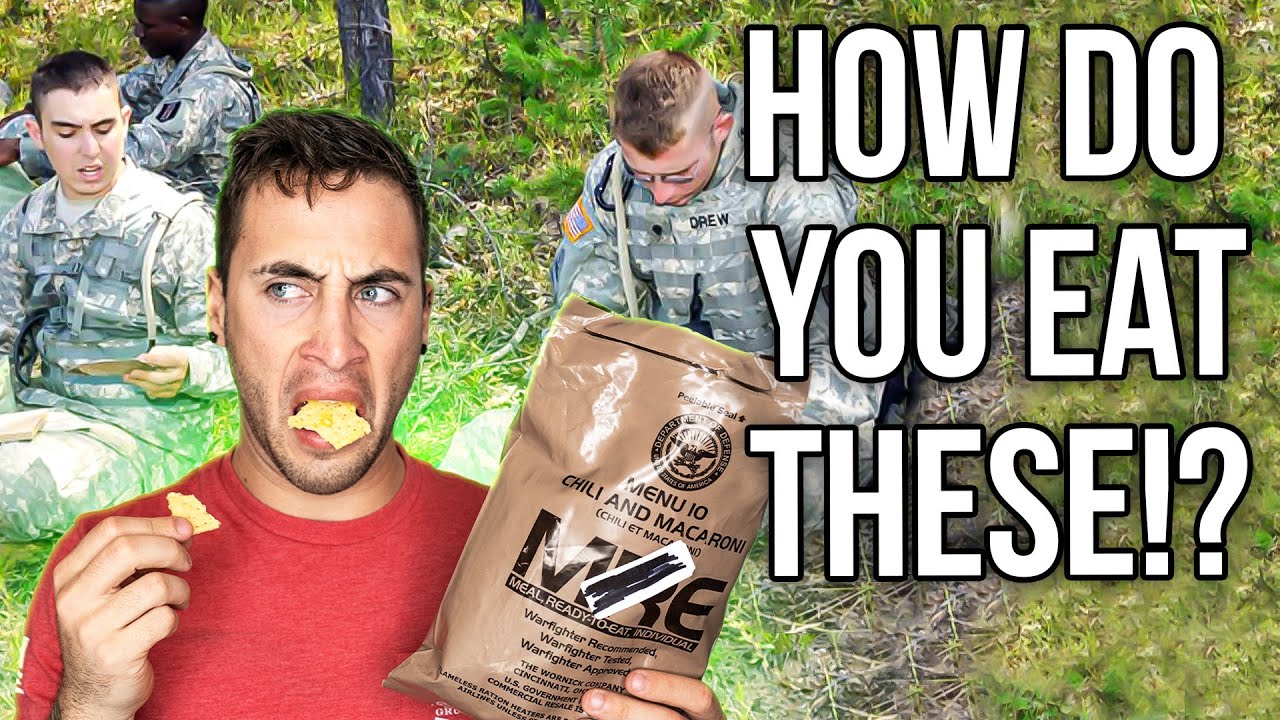 VETERAN TIPS AND TRICK ON HOW TO EAT A MRE IN BASIC TRAINING!!