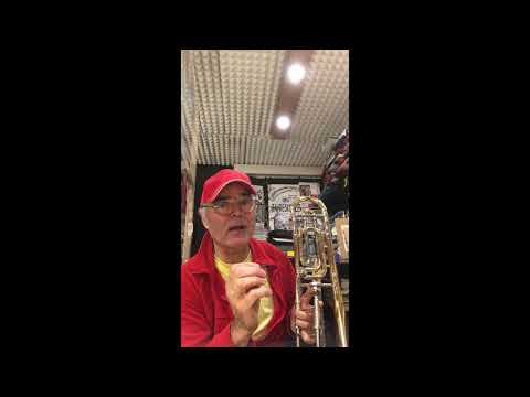 Posaune für Anfänger Die ersten zwei Töne in F-Dur.