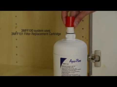 Replacing the Aqua-Pure 3MFF101 Filter Cartridge