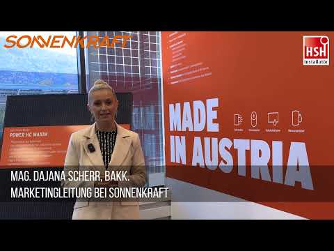 Sonnenkraft Produktporfolio mit Dajana Scherr