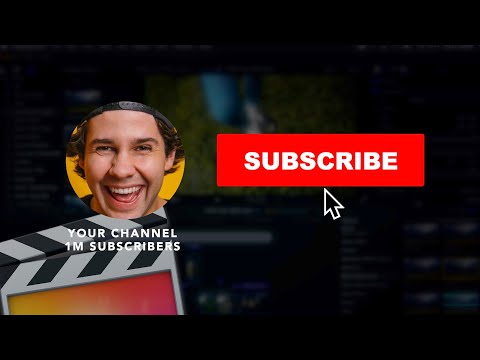 FREE YOUTUBE SUBSCRIBE BUTTON PRESET - FINAL CUT PRO X