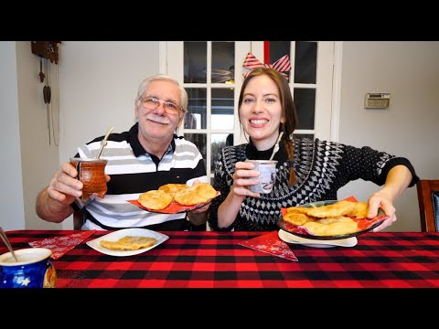 Comiendo TORTAS FRITAS Argentinas + Mate: Receta, Historia y Tardes de Invierno en Familia 🇦🇷🧉☕🍩