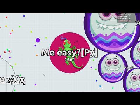 Агарио изи 3500 массы за 5 минут! Arar.io easy mass 3500.