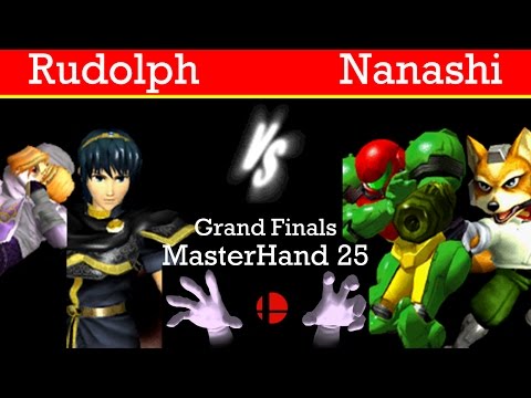 MasterHand 25 GF - Rudolph(Marth,Sheik) vs. Nanashi(Samus,Fox)