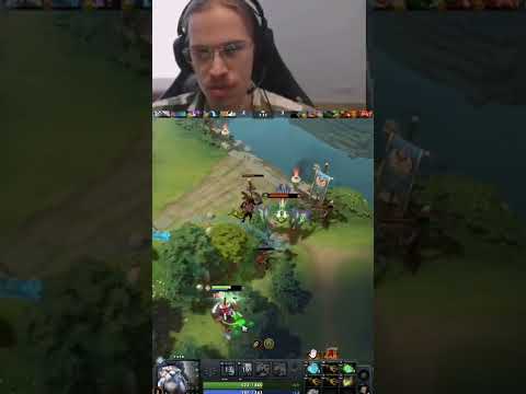 Never try to solo kill Topson at mid !!!😱😱😱 #dota2 #shorts #topson