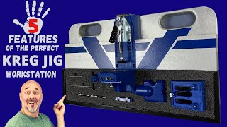 One Of A Kind Kreg Jig K4 Pocket Hole Workstation With Kaizen Foam